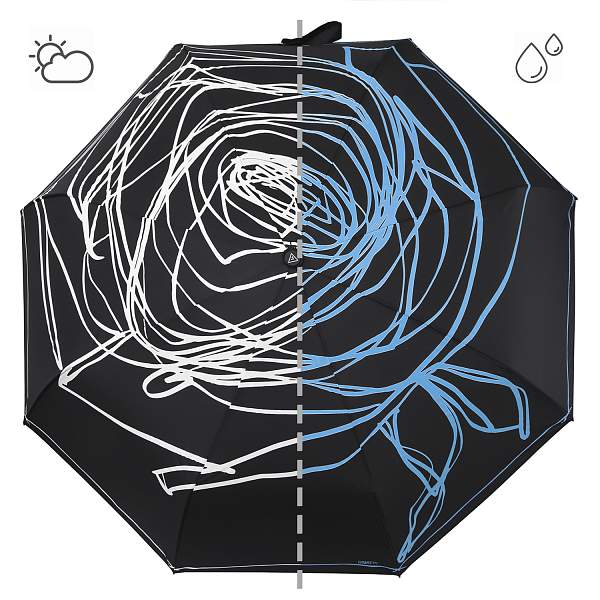 UFW0016-9 Зонт жен. Fabretti, автомат, 3 сложения, эпонж Fabretti, Артикул: UFW0016-9 фото №1