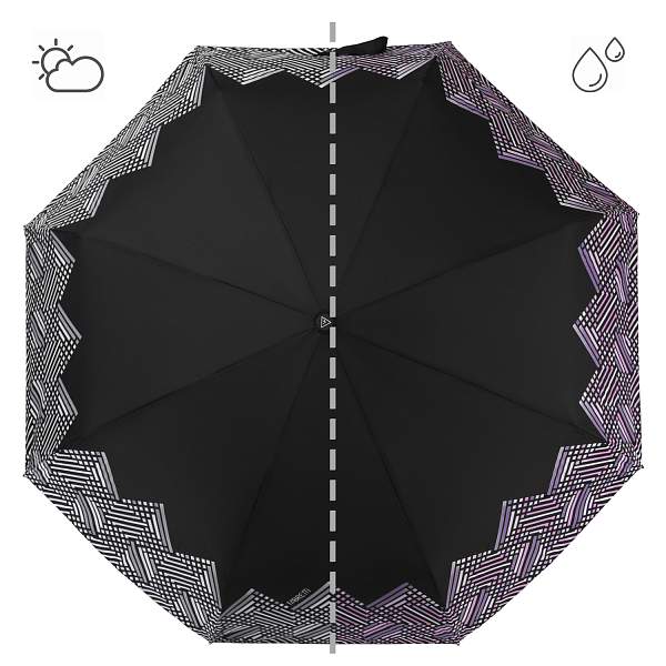 UFW0015-5 Зонт жен. Fabretti, автомат, 3 сложения, эпонж Fabretti, Артикул: UFW0015-5 фото №1