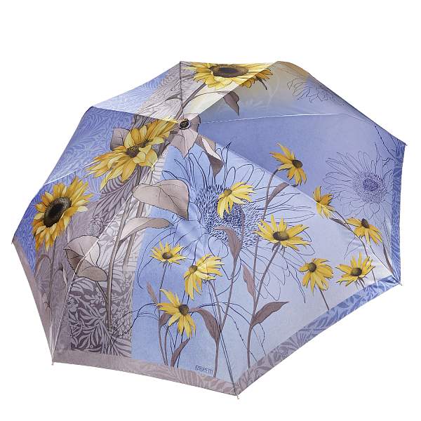 UFS0134-9 Зонт жен. Fabretti, автомат, 3 сложения, сатин Fabretti, Артикул: UFS0134-9 фото №1