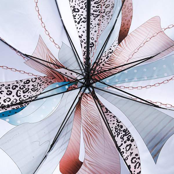 UFD0025-11 Зонт-трость жен.  Fabretti, сатин Fabretti, Артикул: UFD0025-11 фото №1