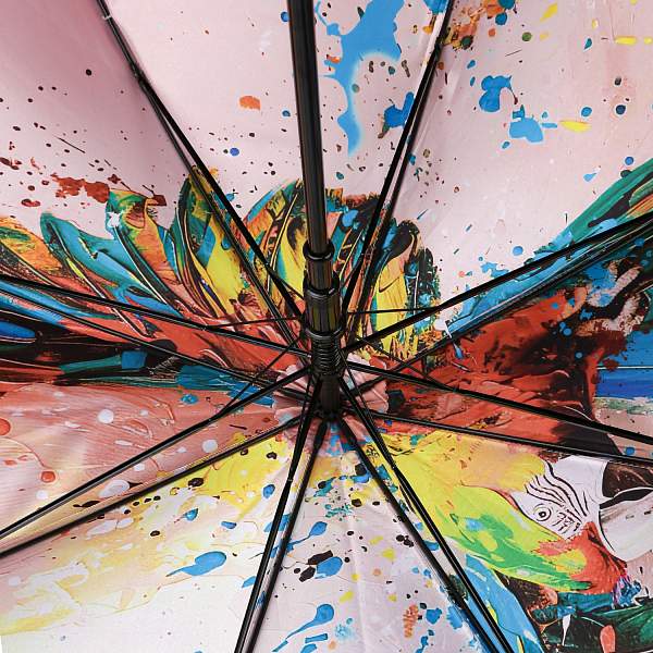 UFD0023-12 Зонт-трость жен.  Fabretti, сатин Fabretti, Артикул: UFD0023-12 фото №1