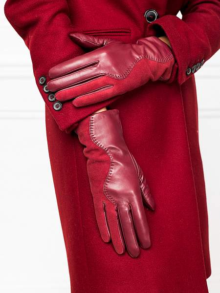 Перчатки женские 100% ш IS959 bordo Eleganzza, Артикул: IS959-75_01-00023 фото №1