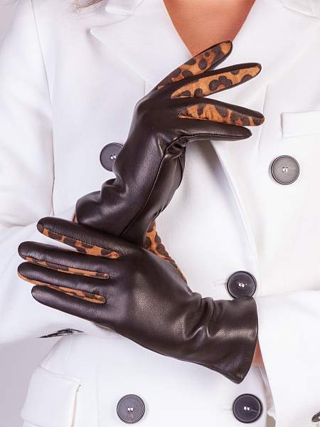 Перчатки женские ш+каш. IS00146 black Eleganzza, Артикул: IS00146-65_01-00034 фото №1
