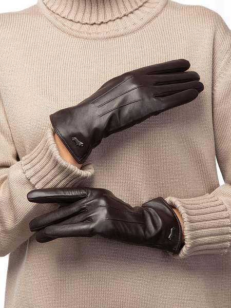 Перчатки жен п/ш LB-4607-1 d.brown Labbra, Артикул: LB-4607-1-7_01-000401 фото №1