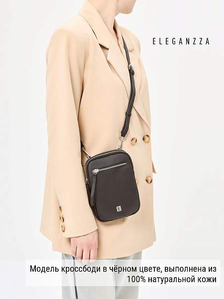 Сумка ELEGANZZA Z-4156D black Eleganzza, Артикул: Z-4156D-01-00055287 фото №1