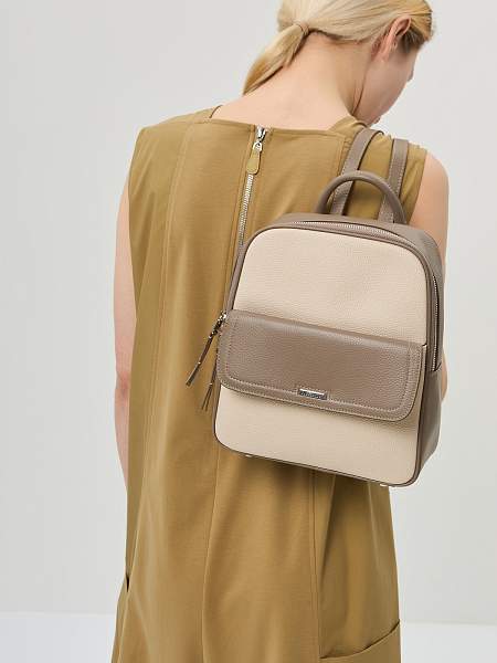 Сумка ELEGANZZA Z-4441D l.beige/cacao Eleganzza, Артикул: Z-4441D-01-00055307 фото №1