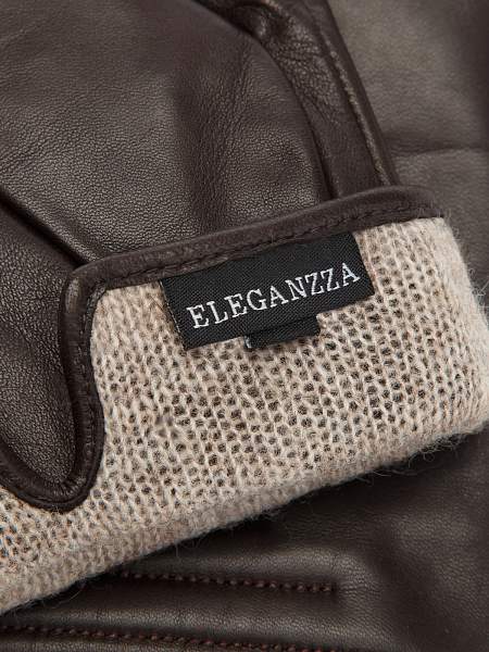 Перчатки мужские 100% ш IS8913 brownie Eleganzza, Артикул: IS8913-8_01-000448 фото №1