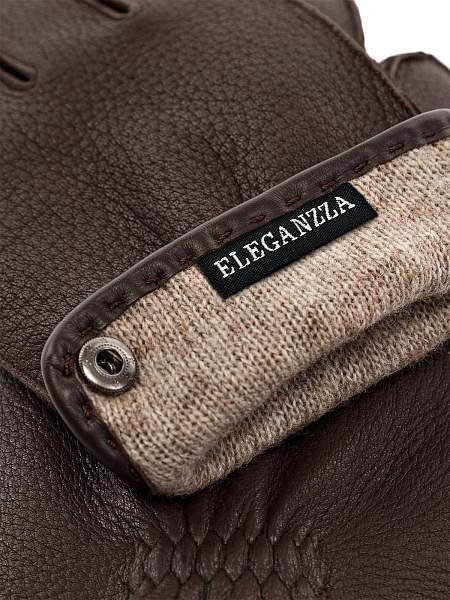 Перчатки мужские 100% ш HS640 brown Eleganzza, Артикул: HS640-10_00109626 фото №1