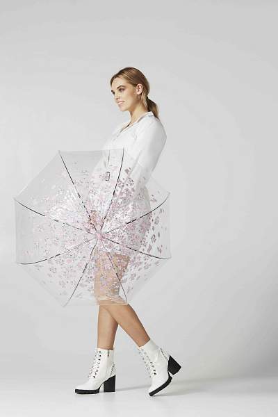 L042-4042 SketchySprigs (Весна) Зонт женский трость Fulton Fulton, Артикул: L042-4042 SketchySprigs фото №1