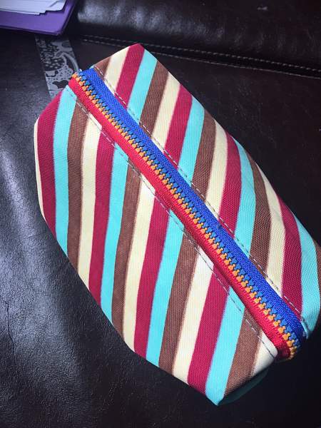 HX-01-70 светло голубая косметичка женская Fancy's bag Jane's Story, Артикул: HX-01-70 фото №1