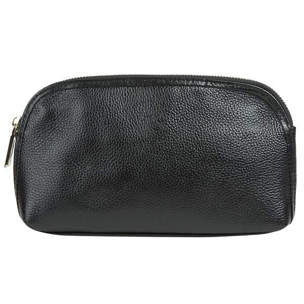 BLY66842-04 черная косметичка (кожа) Jane's Story Jane's Story, Артикул: BLY66842-04 фото №1