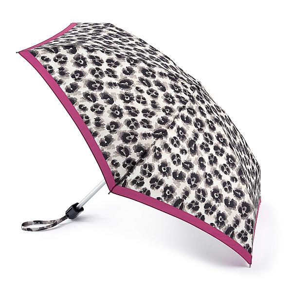 L501-4221 Leopardborder (Леопард с бордюром) Зонт женский механика Fulton Fulton, Артикул: L501-4221 Leopardborder фото №1