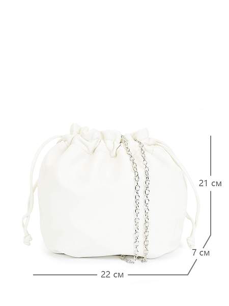 JS-K2028-A-62 белая сумка женская Jane's Story Jane's Story, Артикул: JS-K2028-A-62 фото №1