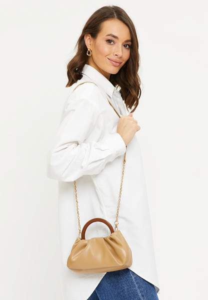 JS-K2021-AC-61 бежевая сумка женская Jane's Story Jane's Story, Артикул: JS-K2021-AC-61 фото №1