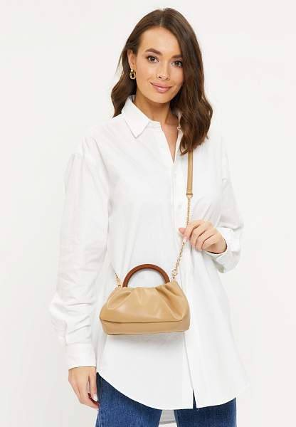 JS-K2021-AC-61 бежевая сумка женская Jane's Story Jane's Story, Артикул: JS-K2021-AC-61 фото №1