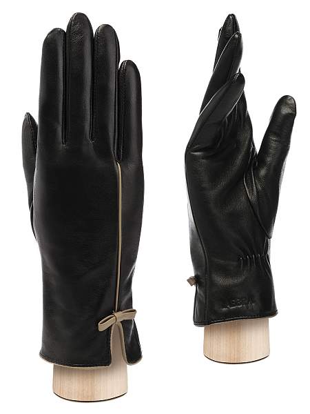 Перчатки жен п/ш LB-2401 black/beige Labbra, Артикул: LB-2401-8_01-000510 фото №1