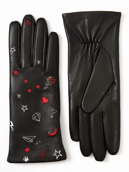 Перчатки жен п/ш LB-8450 black Labbra, Артикул: LB-8450-65_01-00051 фото №1