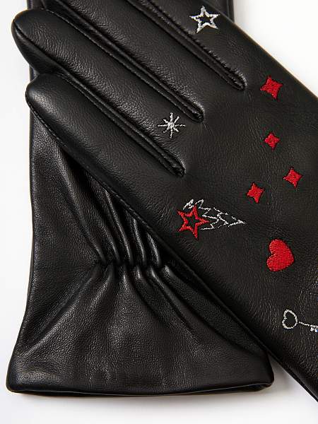 Перчатки жен п/ш LB-8450 black Labbra, Артикул: LB-8450-65_01-00051 фото №1