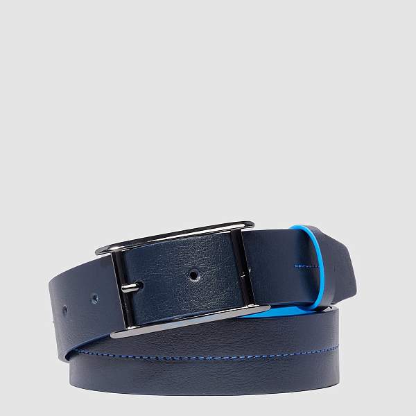 Ремень Piquadro CU6667B2/BLU2 мужской кожаный синий Piquadro, Артикул: CU6667B2/BLU2 фото №1