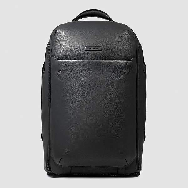 Дорожная сумка-рюкзак Piquadro BV5993MOS/N кожаная черная Piquadro, Артикул: BV5993MOS/N фото №1