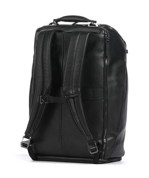 Дорожная сумка-рюкзак Piquadro BV5993MOS/N кожаная черная Piquadro, Артикул: BV5993MOS/N фото №1