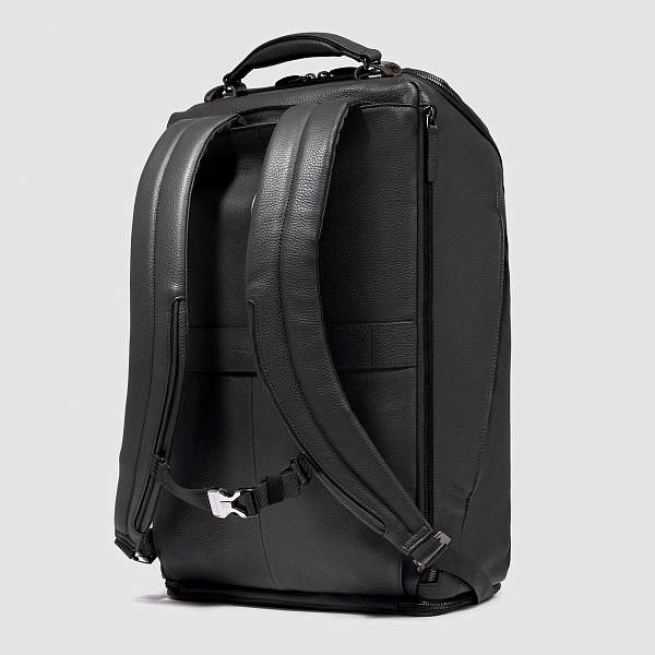 Дорожная сумка-рюкзак Piquadro BV5993MOS/N кожаная черная Piquadro, Артикул: BV5993MOS/N фото №1