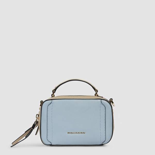 Женская сумка через плечо Piquadro BD6655W92/AZBE2 кожаная голубая Piquadro, Артикул: BD6655W92/AZBE2 фото №1
