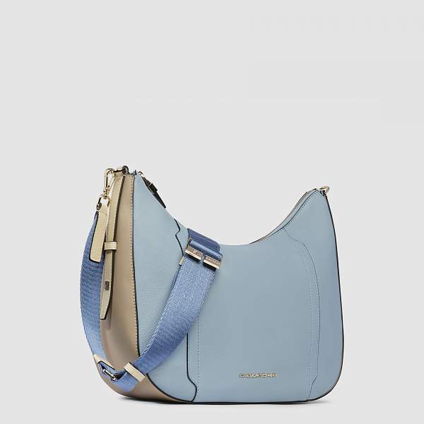 Женская сумка Piquadro BD6658W92/AZBE2 кожаная голубая Piquadro, Артикул: BD6658W92/AZBE2 фото №1