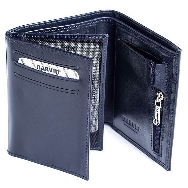 Портмоне-кредитница NARVIN 9621-Vegetta D.Blue Vasheron, Артикул: 9621-Vegetta D.Blue фото №1