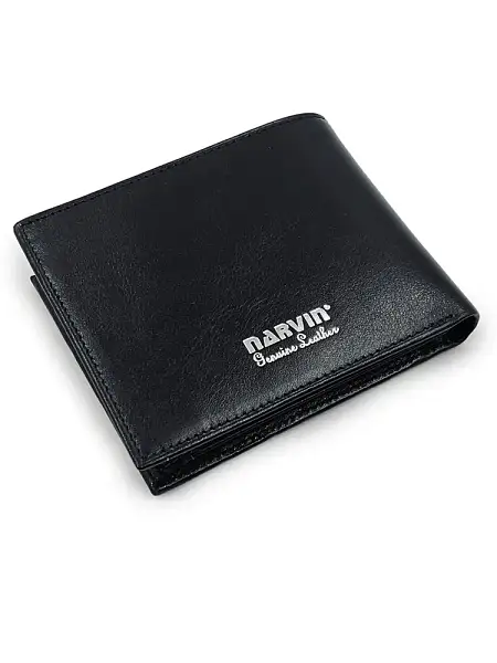 Портмоне NARVIN 9677-Vegetta Black Vasheron, Артикул: 9677-Vegetta Black фото №1