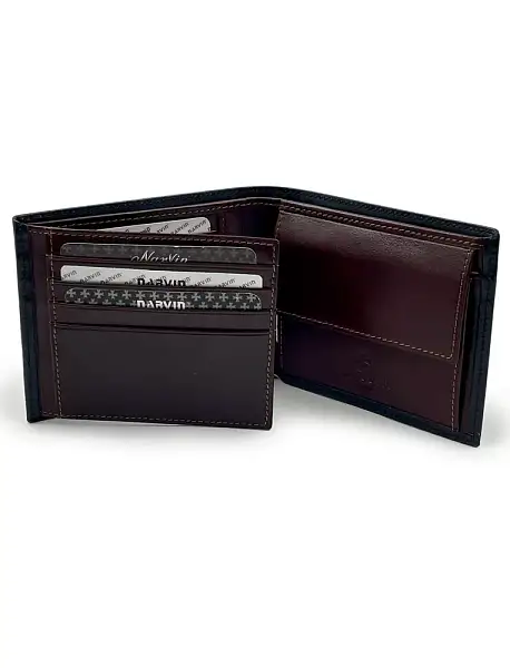 Портмоне NARVIN 9677-Vegetta Black Vasheron, Артикул: 9677-Vegetta Black фото №1