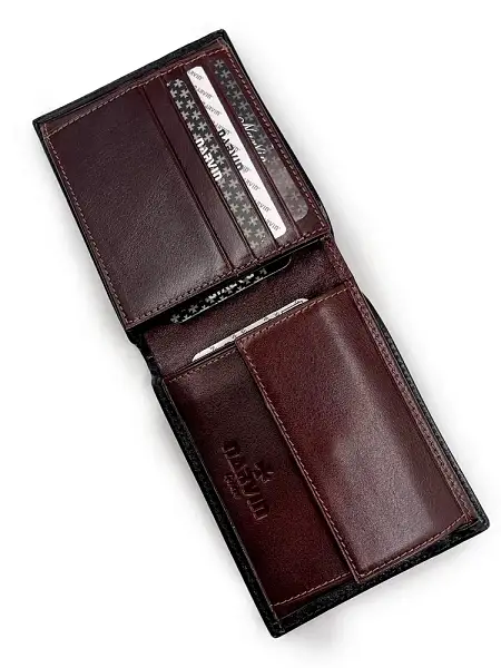 Портмоне NARVIN 9677-Vegetta Black Vasheron, Артикул: 9677-Vegetta Black фото №1