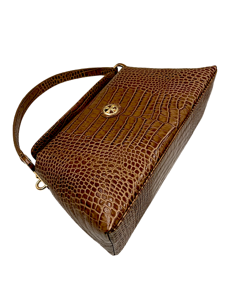 Сумка женская NARVIN из натуральной кожи 9806-Croco Cappuccino Vasheron, Артикул: 9806-Croco Cappuccino фото №1