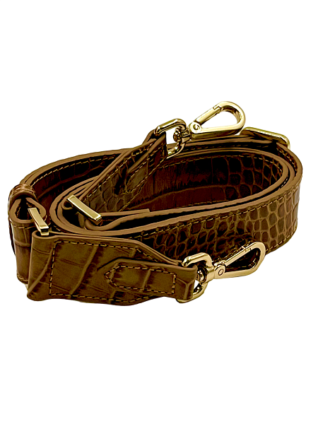 Сумка женская NARVIN из натуральной кожи 9806-Croco Cappuccino Vasheron, Артикул: 9806-Croco Cappuccino фото №1