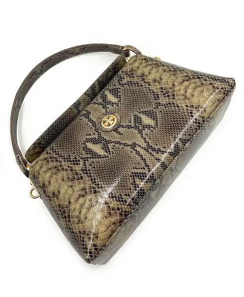 Сумка женская NARVIN из натуральной кожи 9806-Piton Sand Vasheron, Артикул: 9806-Piton Sand фото №1