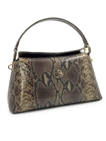 Сумка женская NARVIN из натуральной кожи 9806-Piton Sand Vasheron, Артикул: 9806-Piton Sand фото №1