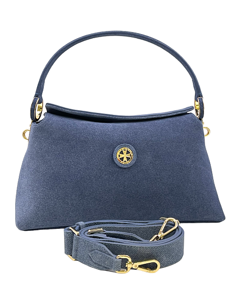 Сумка женская NARVIN из натуральной кожи 9806-Tiffany Jeans Vasheron, Артикул: 9806-Tiffany Jeans фото №1