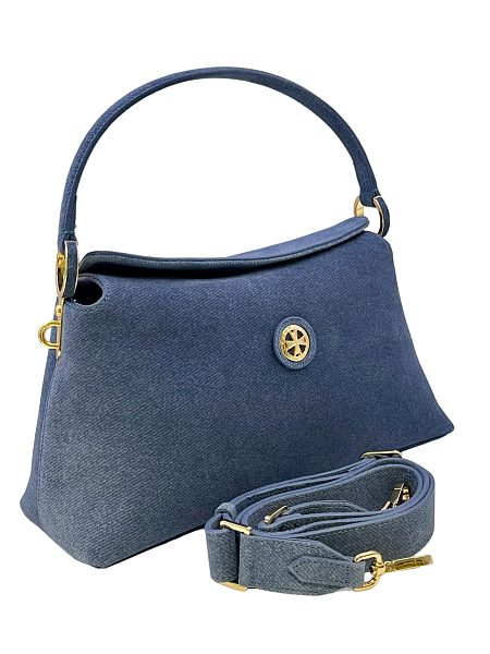 Сумка женская NARVIN из натуральной кожи 9806-Tiffany Jeans Vasheron, Артикул: 9806-Tiffany Jeans фото №1