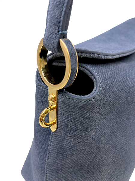 Сумка женская NARVIN из натуральной кожи 9806-Tiffany Jeans Vasheron, Артикул: 9806-Tiffany Jeans фото №1