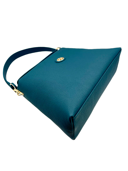 Сумка женская на плечо NARVIN из натуральной кожи 9807-Polo Ocean Vasheron, Артикул: 9807-Polo Ocean фото №1