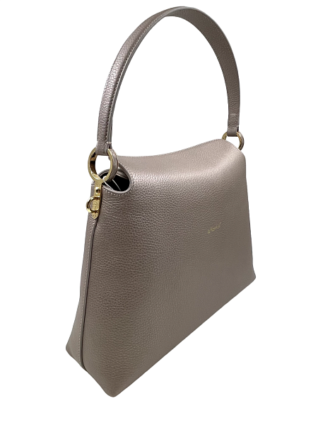 Сумка женская на плечо NARVIN из натуральной кожи 9807-Polo Platina Vasheron, Артикул: 9807-Polo Platina фото №1