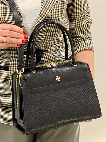 Сумка Narvin 9808-Anaconda Black Vasheron, Артикул: 9808-Anaconda Black фото №1