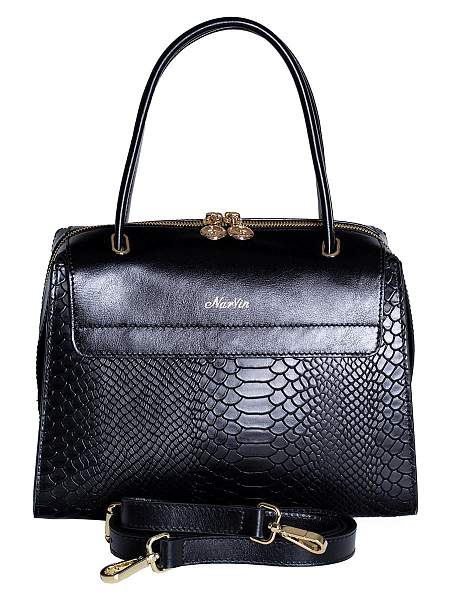 Сумка Narvin 9808-Anaconda Black Vasheron, Артикул: 9808-Anaconda Black фото №1