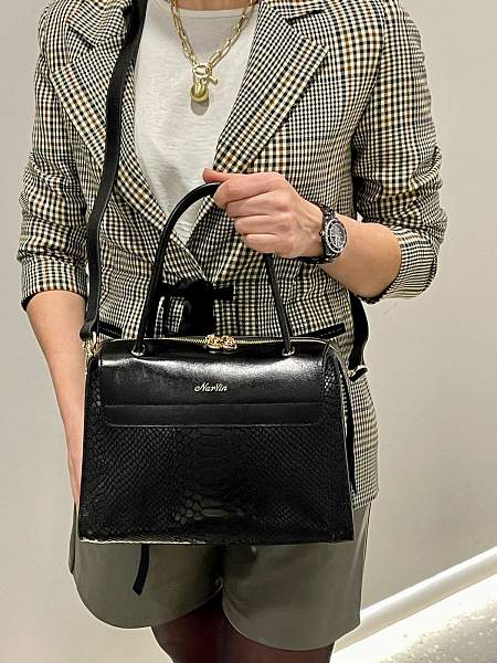 Сумка Narvin 9808-Anaconda Black Vasheron, Артикул: 9808-Anaconda Black фото №1