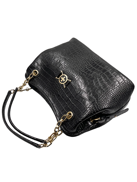 Сумка тоут из натуральной кожи 9815-Croco Black Vasheron, Артикул: 9815-Croco Black фото №1