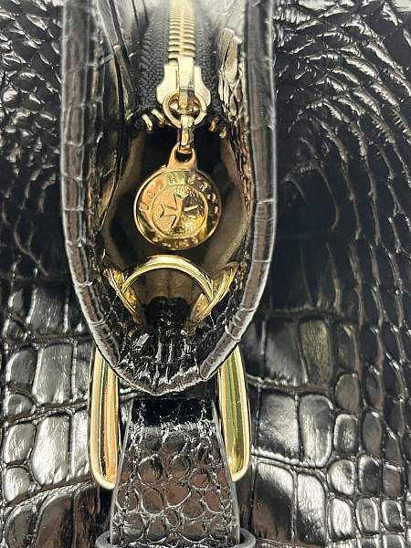 Сумка тоут из натуральной кожи 9815-Croco Black Vasheron, Артикул: 9815-Croco Black фото №1