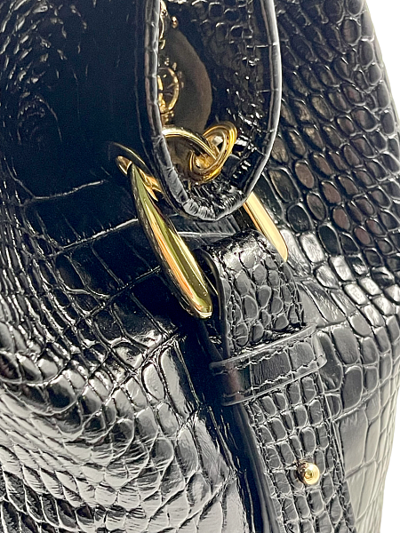 Сумка тоут из натуральной кожи 9815-Croco Black Vasheron, Артикул: 9815-Croco Black фото №1