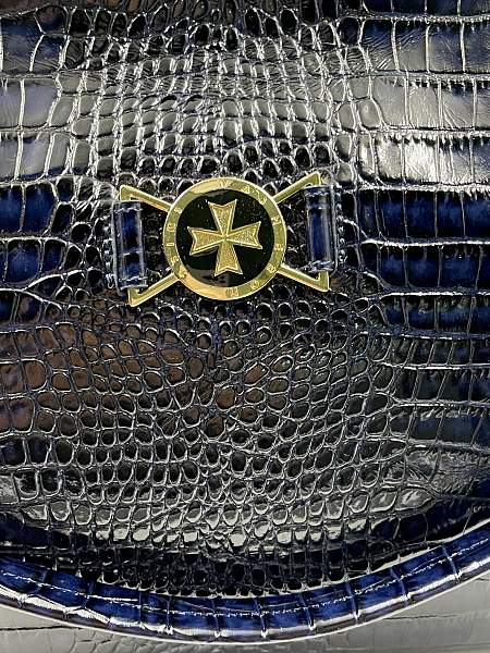 Сумка тоут из натуральной кожи 9815-Croco D.Blue Vasheron, Артикул: 9815-Croco D.Blue фото №1