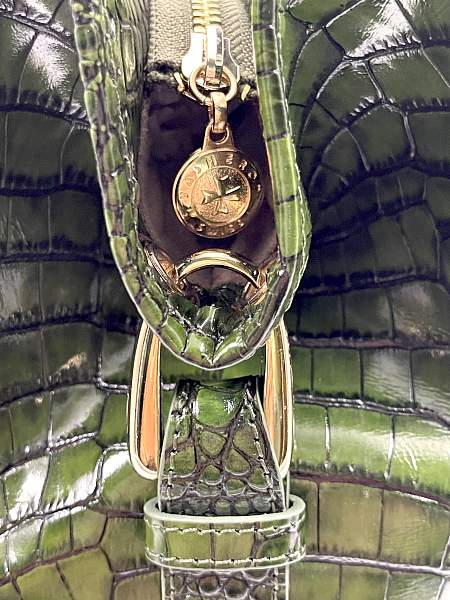 Сумка тоут из натуральной кожи 9815-Croco Green Vasheron, Артикул: 9815-Croco Green фото №1