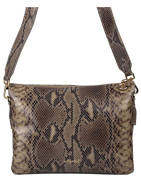 Женская сумка NARVIN из натуральной кожи 9816-Piton Sand Vasheron, Артикул: 9816-Piton Sand фото №1